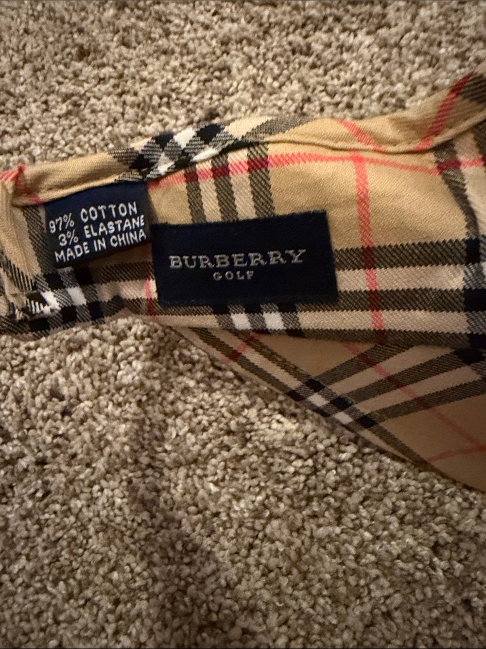 Burberry golf vintage visor - Picture 2 of 4
